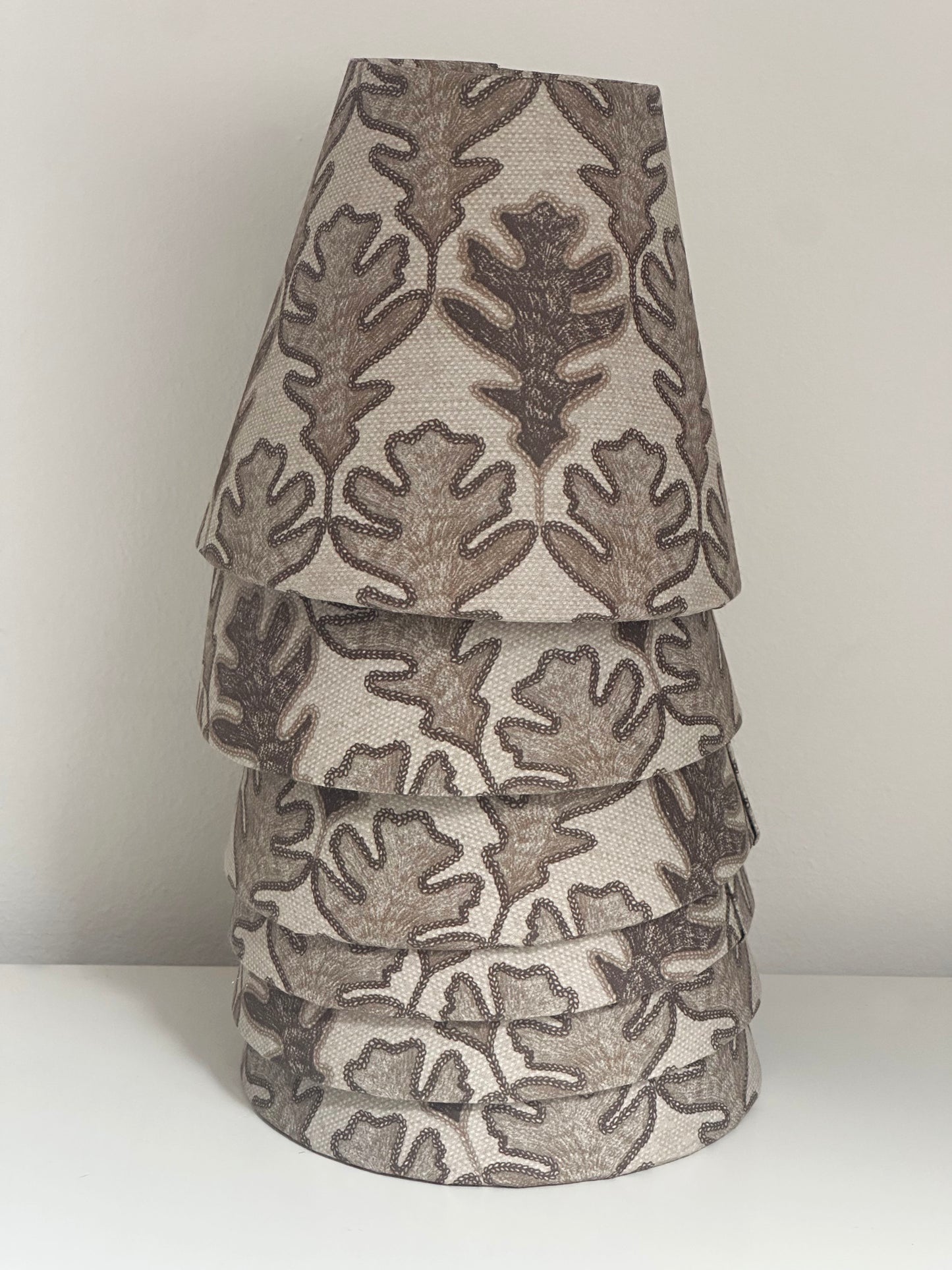 CANDLE CLIP LAMPSHADE ~ BROADLEAF CLAY