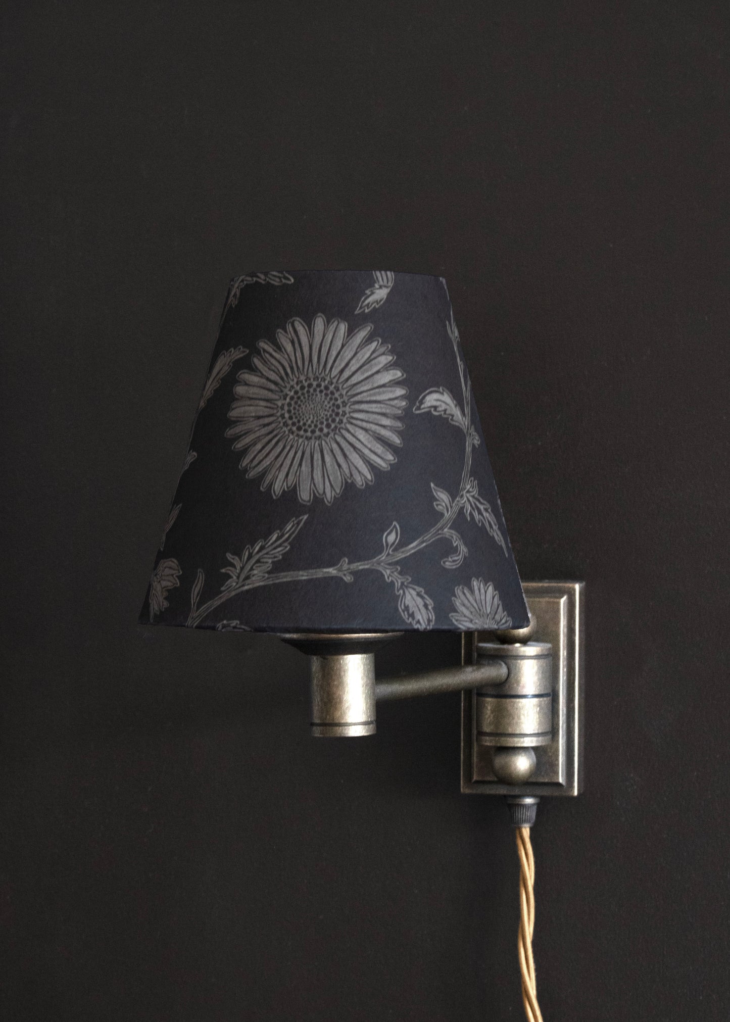 CANDLE CLIP LAMPSHADE ~ MOONPENNY WALNUT