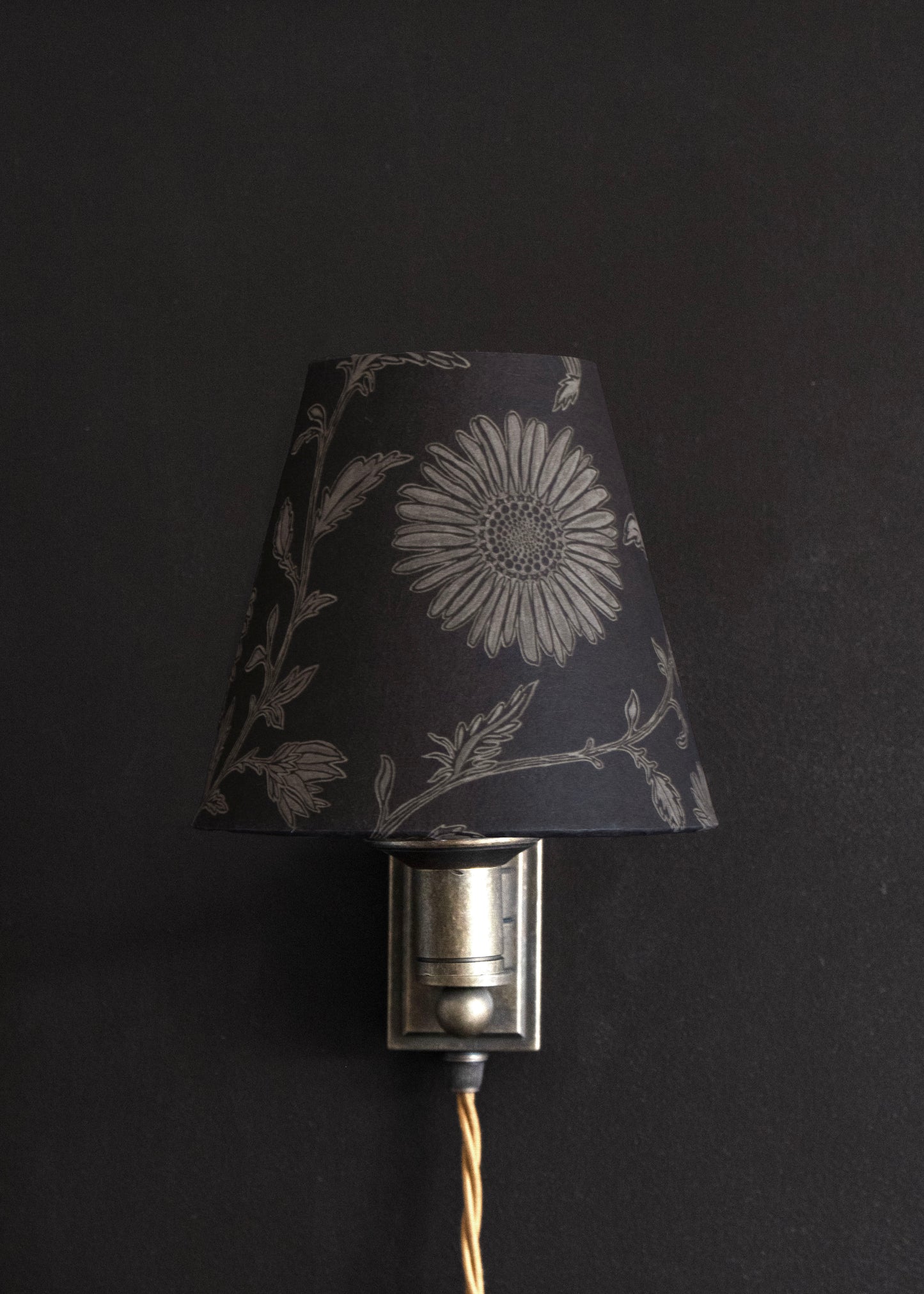 CANDLE CLIP LAMPSHADE ~ MOONPENNY WALNUT
