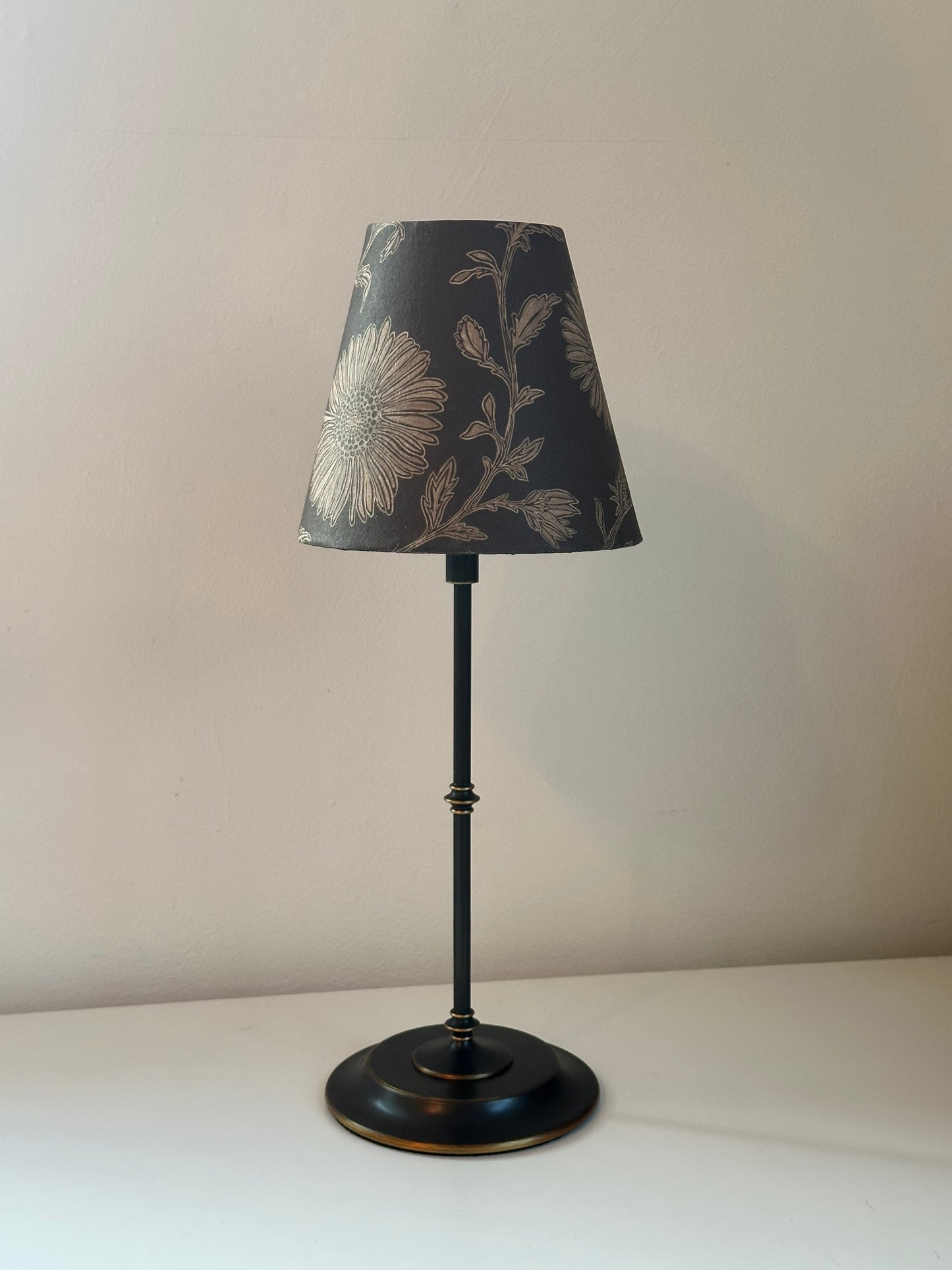 CANDLE CLIP LAMPSHADE ~ MOONPENNY WALNUT