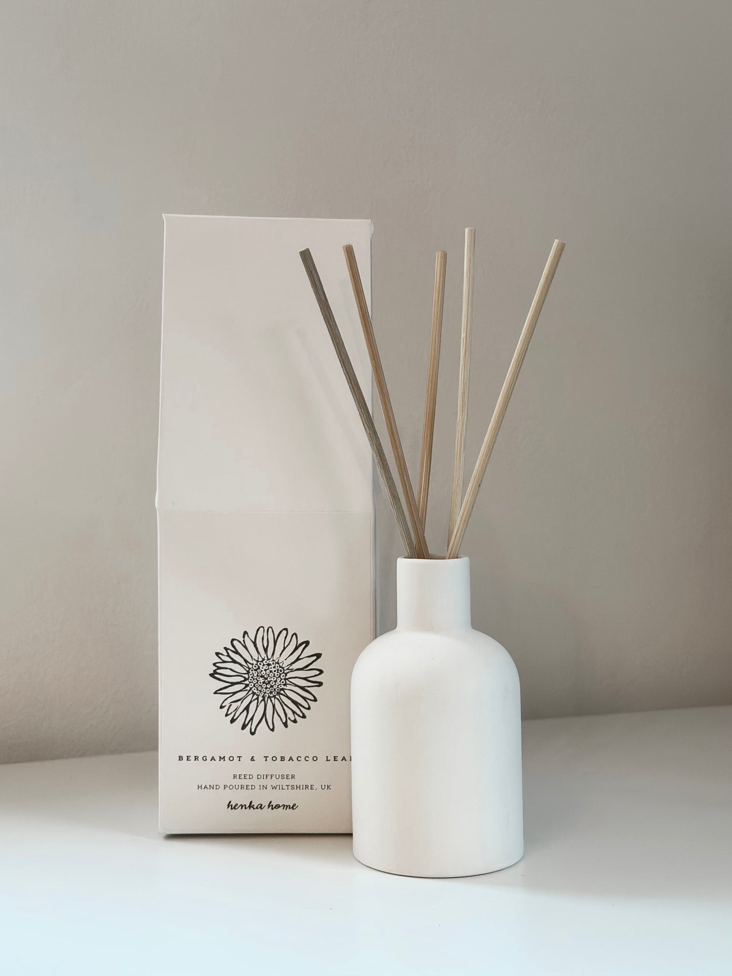 CERAMIC DIFFUSER ~ BERGAMOT & TOBACCO LEAF