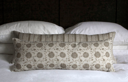 MOONPENNY/DAISY CHAIN CLAY ~ LUMBAR CUSHION