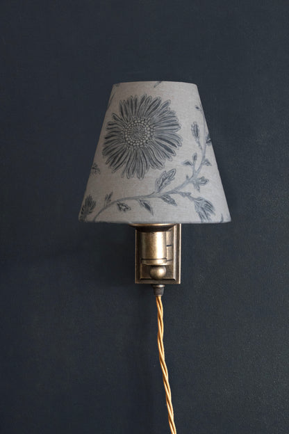 CANDLE CLIP LAMPSHADE ~ MOONPENNY FLAX FLOWER