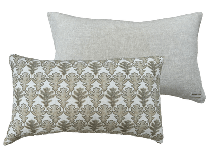 BROADLEAF CLAY ~ OBLONG CUSHION