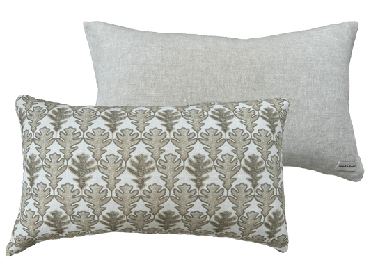 BROADLEAF CLAY ~ OBLONG CUSHION