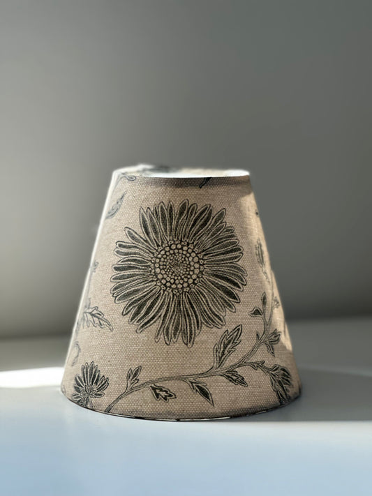 CANDLE CLIP LAMPSHADE ~ MOONPENNY FLAX FLOWER