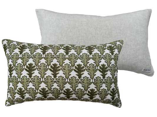 BROADLEAF MOSS ~ OBLONG CUSHION