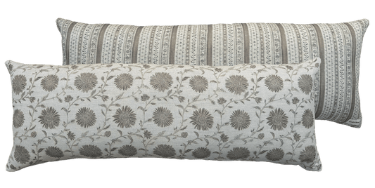 MOONPENNY/DAISY CHAIN CLAY ~ LUMBAR CUSHION