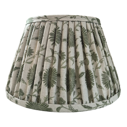 14" SOFT GATHERED LAMPSHADE ~ MOONPENNY MOSS