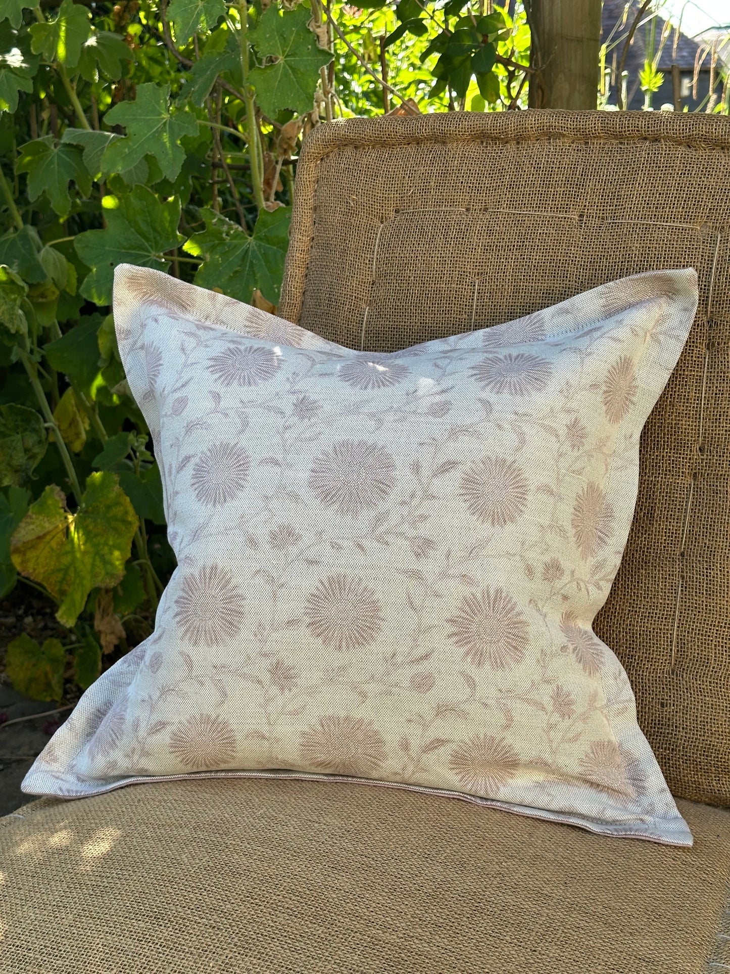 MOONPENNY PEACH BLOSSOM ~ SQUARE CUSHION