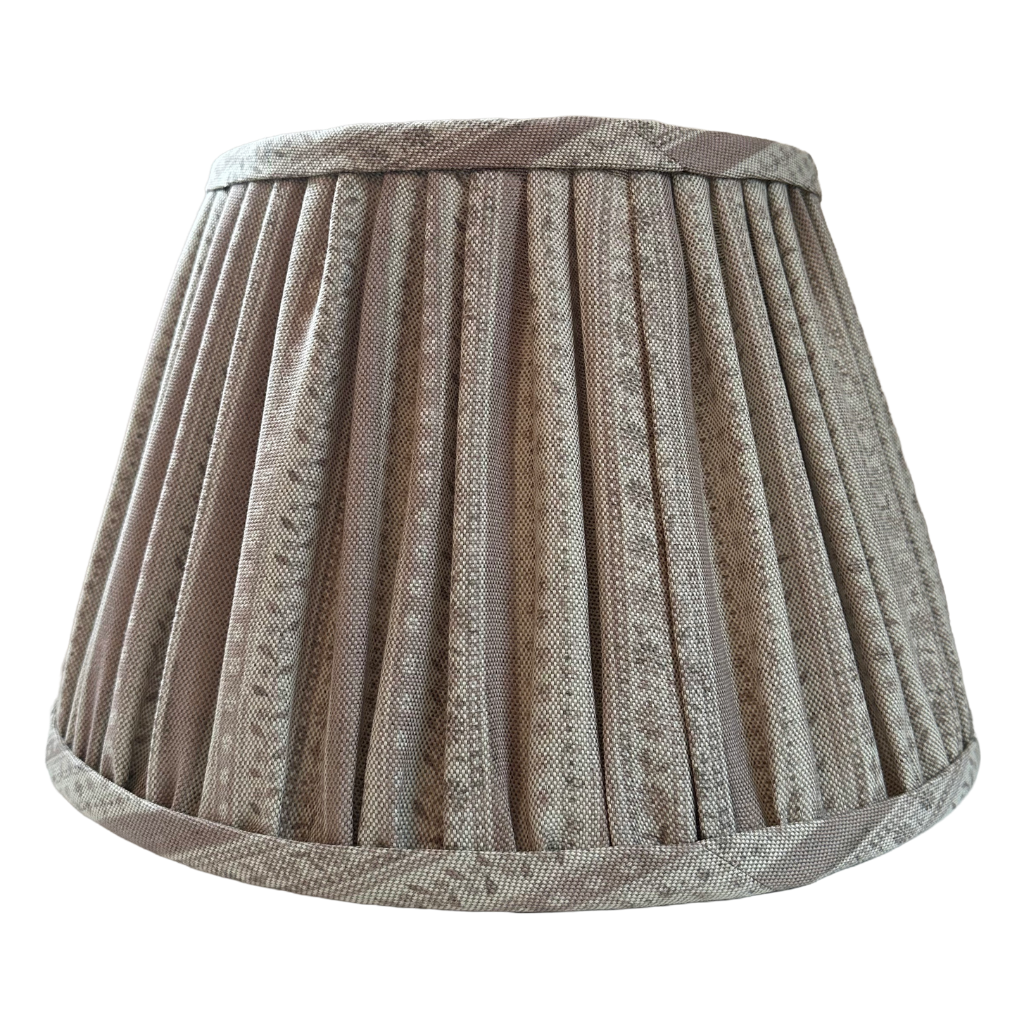 14" SOFT GATHERED LAMPSHADE ~ DAISY CHAIN PEACH BLOSSOM